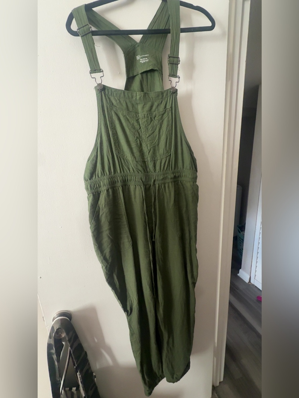 Olive Green Women's Overalls Jumpsuit